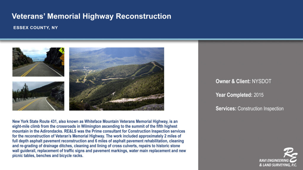 Project – Veterans Memorial Highway – Ravi Engineering & Land Surveying ...