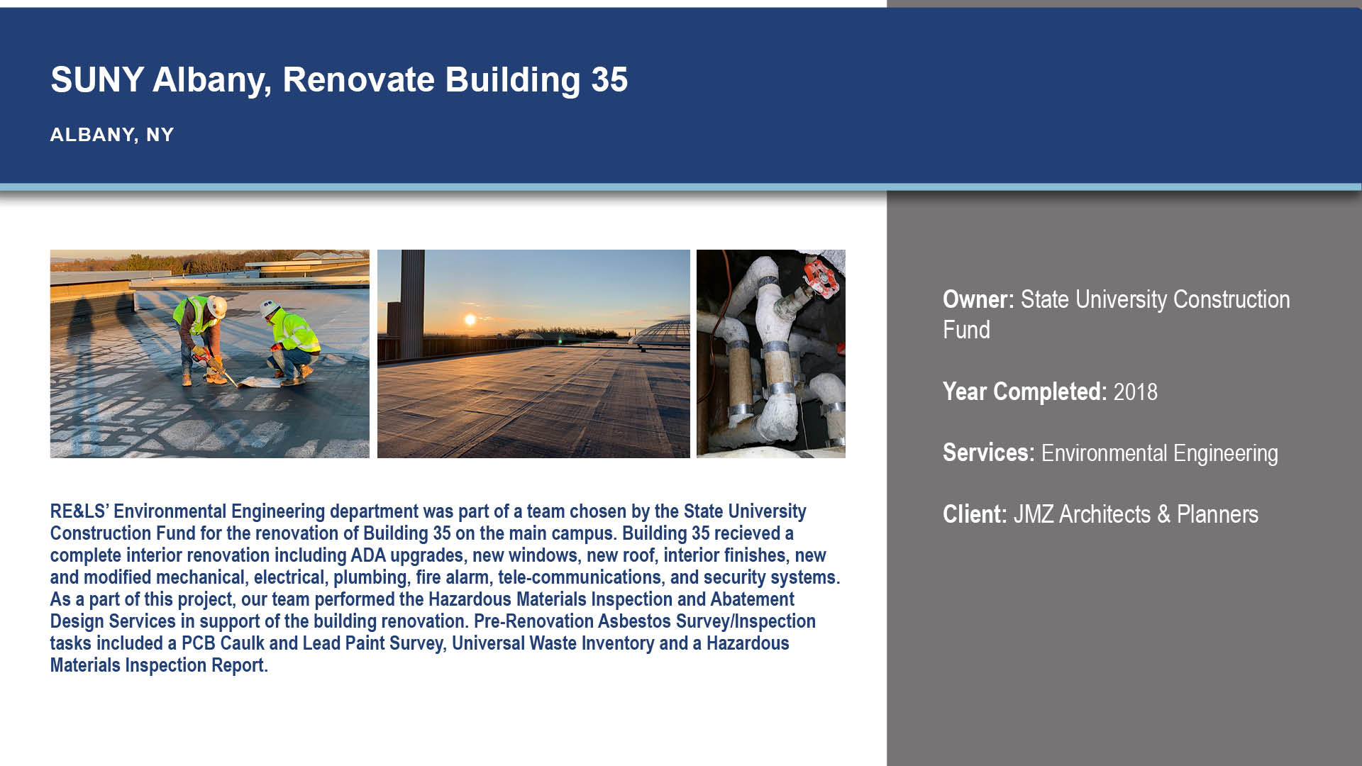 SUNY Albany Bldg 35