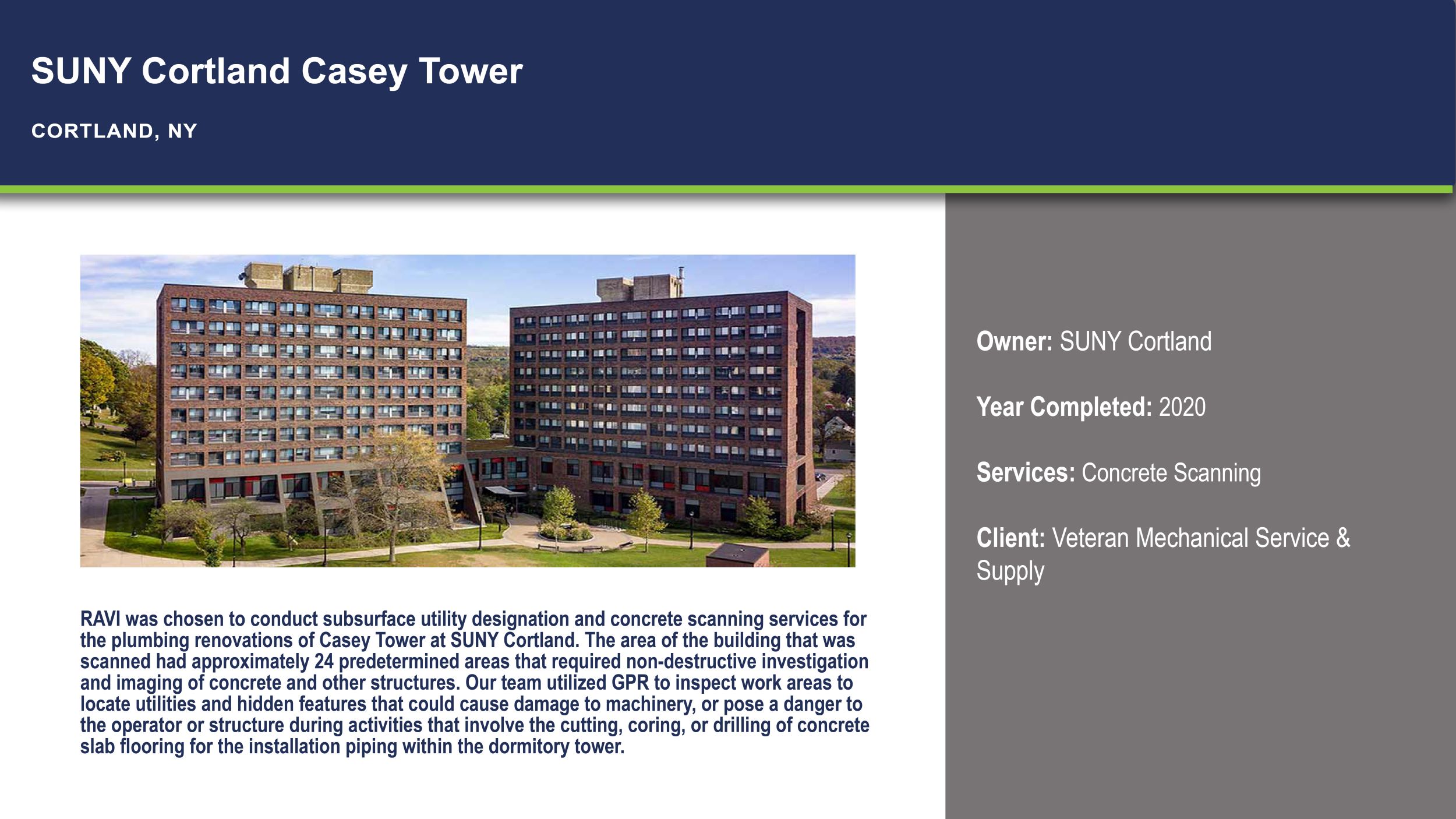 SUNY Cortland Casey Tower