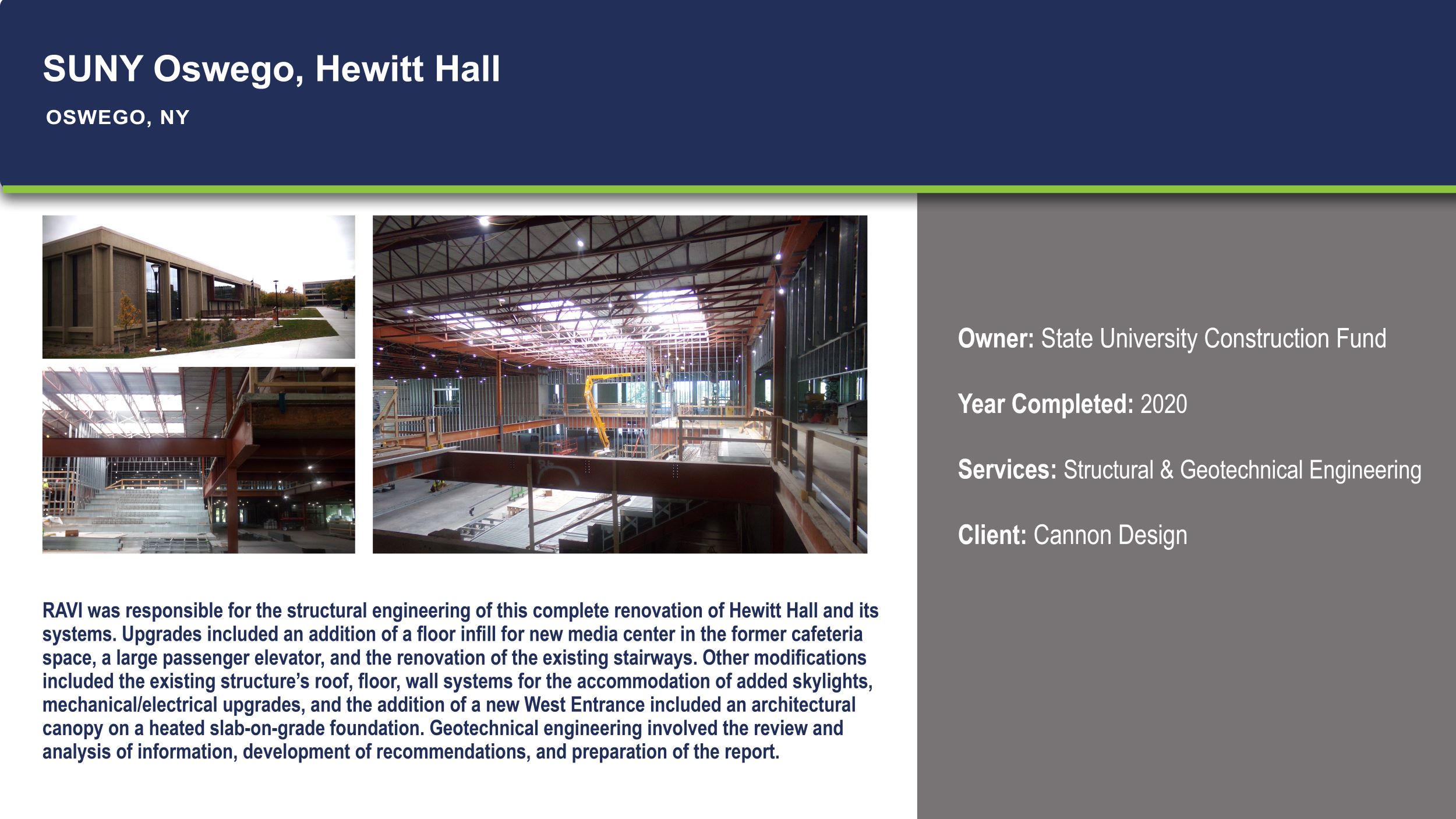 SUNY Oswego Hewitt Hall